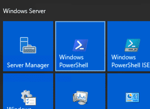 Windows 2016 Server Power Shell